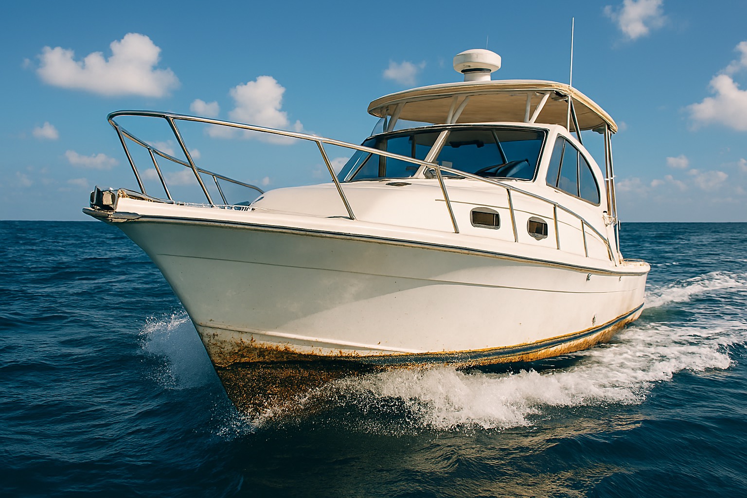 How Old Bottom Paint Effects Hull Cleaning