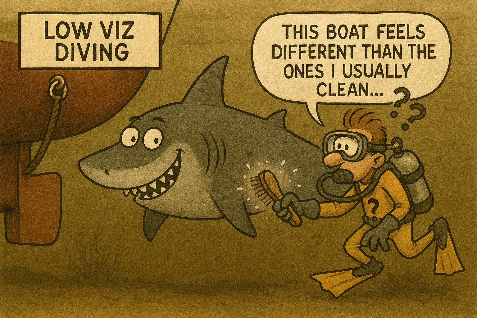 Why Low Visibility Commercial Diving Experience Is Critical for Proper Boat Hull Cleaning